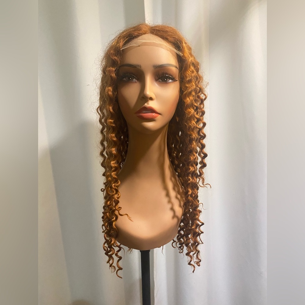 22” Curly Copper Wig
